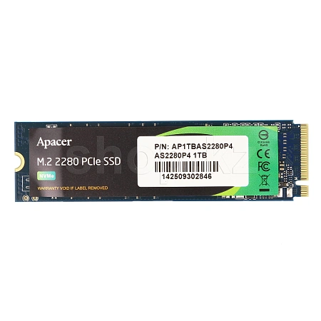 SSD 1 TB Apacer AS2280P4, M.2, PCIe 3.0, OEM