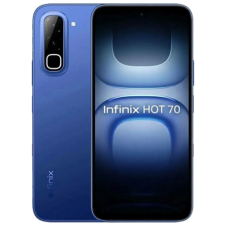 Смартфон Infinix HOT 70, 4 GB, 128 GB, Dive Blue (X6895)