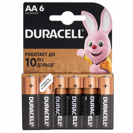 Duracell Basic AA LR6/MN1500, 1.5V 6 дана , батареясы