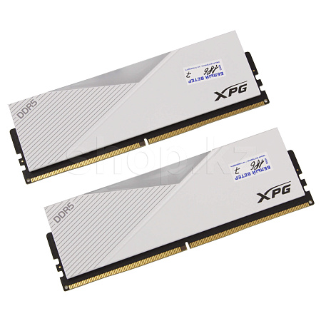 DDR-5 DIMM 32 GB 6000 MHz ADATA XPG Lancer RGB, 2x 16 GB Kit, White, BOX (AX5U6000C4016G-DCLARWH)