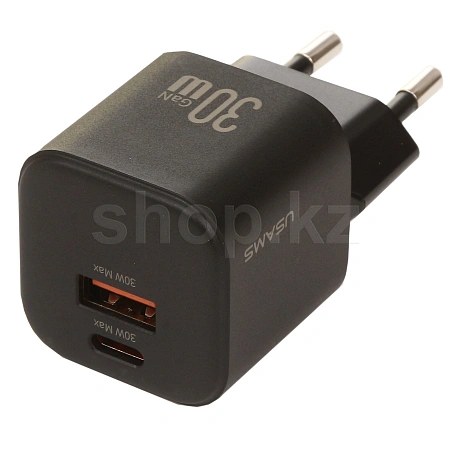 Зарядное устройство Usams US-CC263, 30W, Black