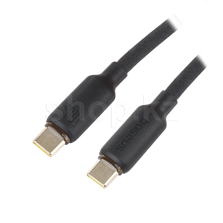 USB Type-C - Type-C Baseus Foamed Silicone Pro Magnetic CB000179, 1m, Cosmic Black интерфейс кабелі