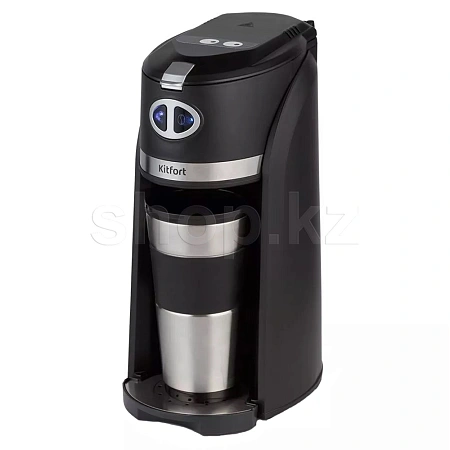 Кофемашина Kitfort KT-796, Black-Steel