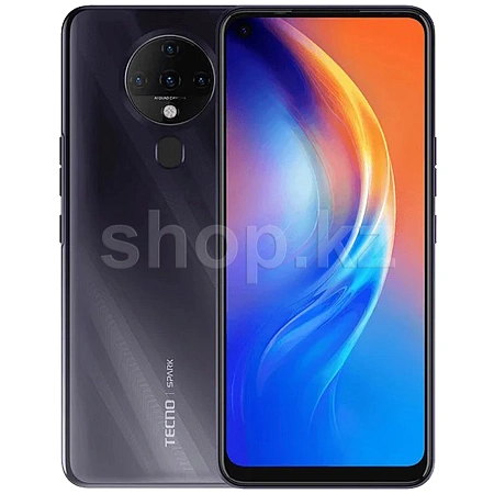 Tecno Spark 6, 64Gb, Comet Black (KE7) смартфоны