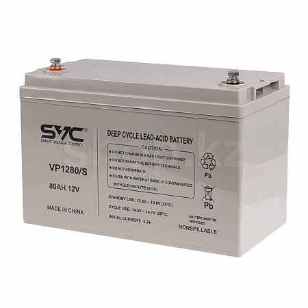 Аккумулятор для ИБП SVC VP1280/S, 80Ah/12V