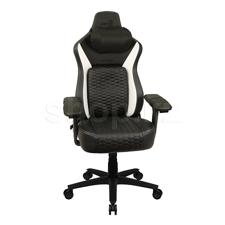 Кресло игровое компьютерное Aerocool Crown Pro, Racer White