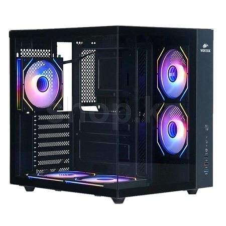 Корпус Wintek Cube Pro V909-B TG, Black