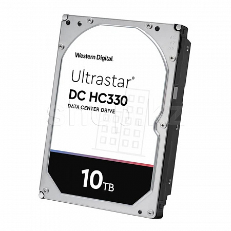 Жесткий диск HDD 10000 Gb Western Digital Ultrastar DC HC330 (WUS721010ALE6L4), 3.5", 256Mb, SATA III