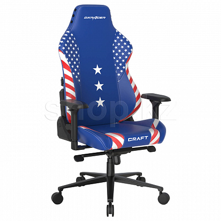 Кресло игровое компьютерное DXRacer CRAFT America Edition CRA/H009/BW, Blue