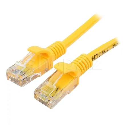 Patch cord RJ-45 5е cat Cablexpert PP10-2M/Y, UTP, 2m, Yellow