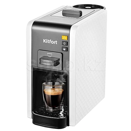 Кофеварка Kitfort КТ-7467, White-Black