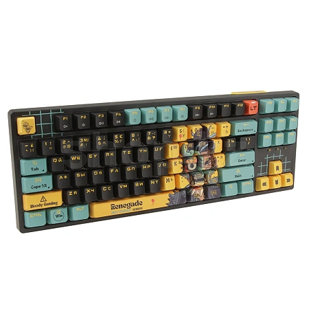 A4Tech Bloody AT87 Renegade, Black Midnight, USB пернетақтасы