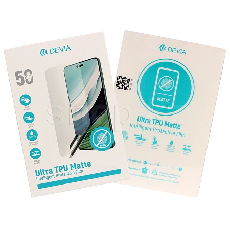 ТПУ Бронепленка Devia, Ultra Matte Intelligent Protective Front Film