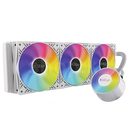 PCCooler GI-CL360 ARGB White Edition сумен салқындату жүйесі