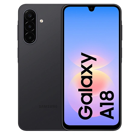 Смартфон Samsung Galaxy A18, 6 GB, 128 GB, Black (SM-A185F)