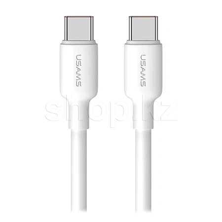 Кабель интерфейсный для USB Type-C - Type-C Usams SJ-614, 2m, White