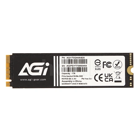 SSD накопитель 1 TB AGI AI828, М.2, PCI-e 4.0