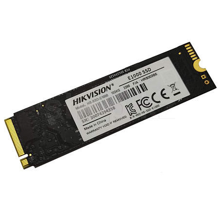 SSD накопитель 1 TB Hikvision HS-SSD-E1000, M.2, PCIe 3.0