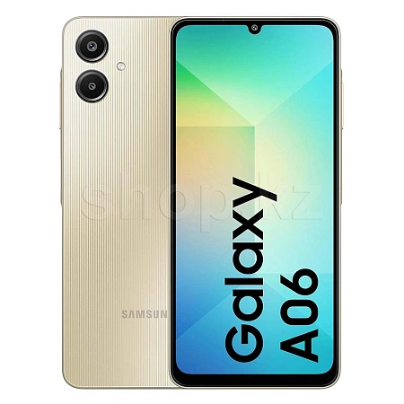 Смартфон Samsung Galaxy A06, 6 GB, 128 GB, Gold (SM-A065F)