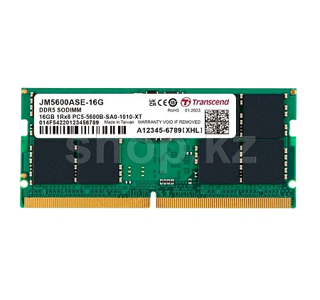 SO-DIMM 16GB DDR5 PC44800/5600MHz Transcend, BOX (JM5600ASE-16G)