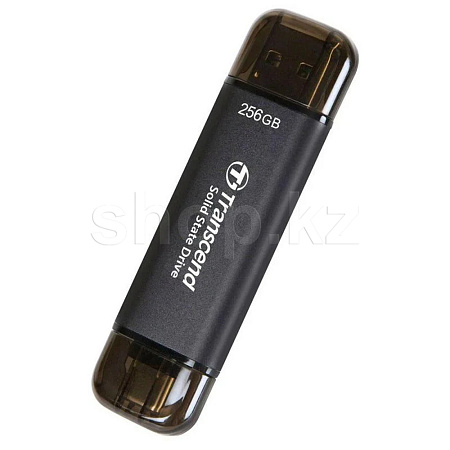 Transcend ESD310C сыртқы SSD дискісі 256 GB, Black