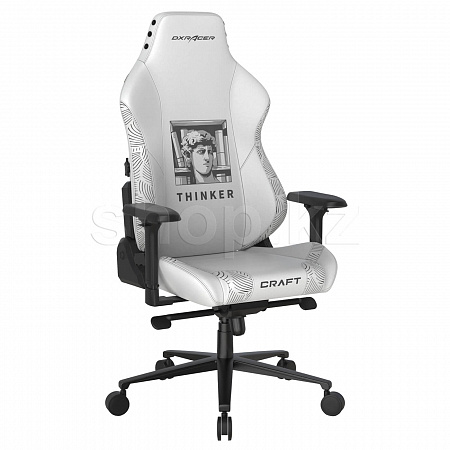 Кресло игровое компьютерное DXRacer CRAFT Thinker CRA/H013/W, White