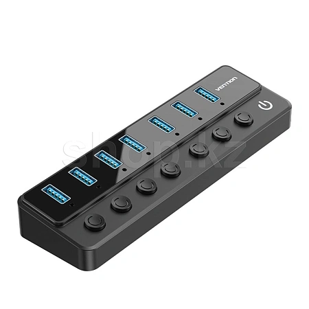 USB HUB 7-port USB 3.0 Vention CHXB0-EU, Black
