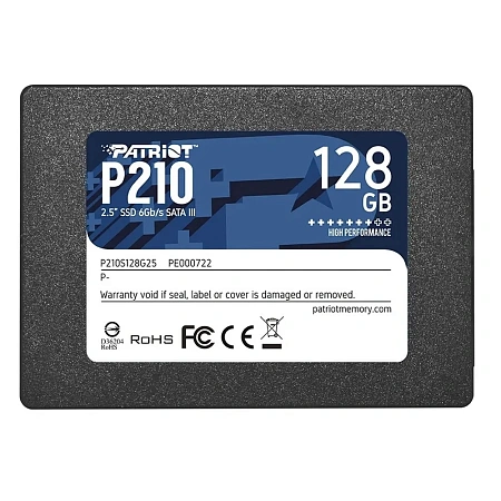 SSD 128 GB Patriot P210, 2.5", SATA III