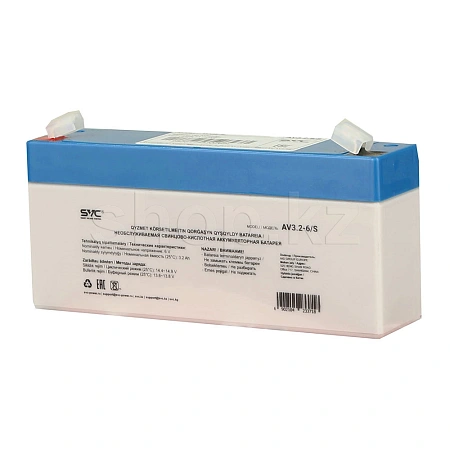 SVC AV3.2-6/S, 3.2Ah/6V UPS батареясы
