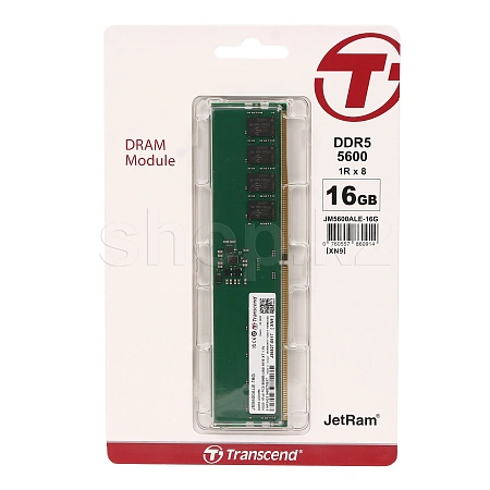 DDR-5 DIMM 16 GB 5600 MHz Transcend, BOX (JM5600ALE-16G)