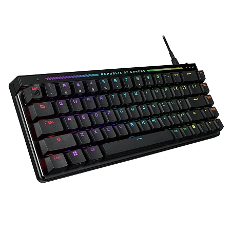 Клавиатура ASUS M605 ROG Falchion Ace, NFX Magnetic Switch, Black, USB
