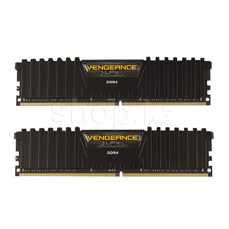DDR-4 DIMM 32 GB 3600 MHz PC28800 Corsair Vengeance LPX, 2x 16 GB Kit, Black (CMK32GX4M2D3600C16)