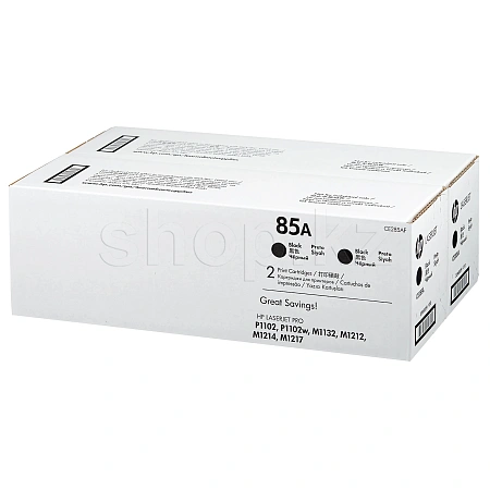 HP CE285AF - Black, (екі картридж) картриджi