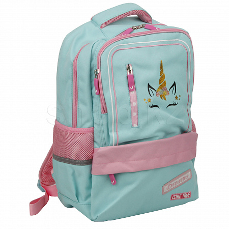 BRAUBERG Unicorn 229977, Mint-Pink мектеп рюкзагы