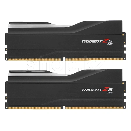 DDR-5 DIMM 32 GB 5600 MHz G.SKILL Trident Z5 RGB, 2x 16 GB Kit, Black, BOX (F5-5600J4040C16GX2-TZ5RK)