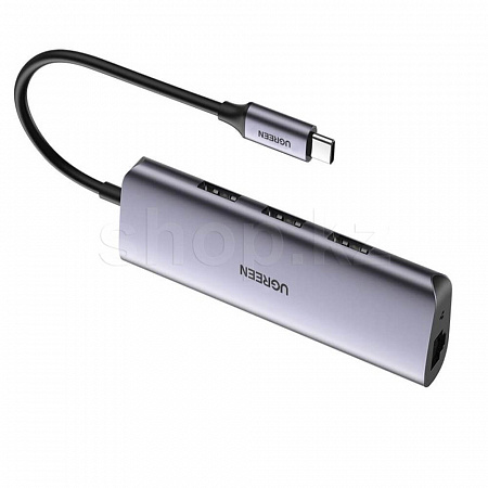 Переходник USB Type-C Multi Function 5in1, UGREEN CM252, BOX