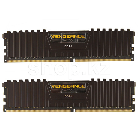 DDR-4 DIMM 16 GB 3200 MHz PC25600 Corsair Vengeance LPX, 2x 8 GB Kit, Black (CMK16GX4M2E3200C16)