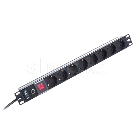 Lanmaster TWT-PDU19-16A8P-1.8, 19" желілік сүзгісі, шкафтар мен тіректерге арналған