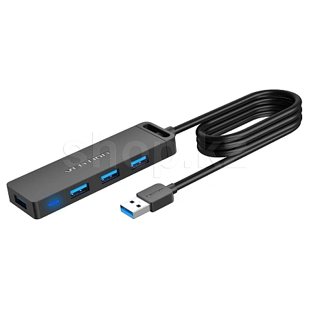 USB HUB 4-port USB 3.0 Vention CHLHF, Gray