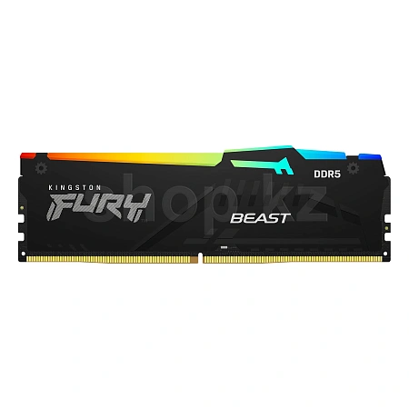 DDR-5 DIMM 8 GB 5600 MHz Kingston Fury Beast RGB, BOX (KF556C40BBA-8)