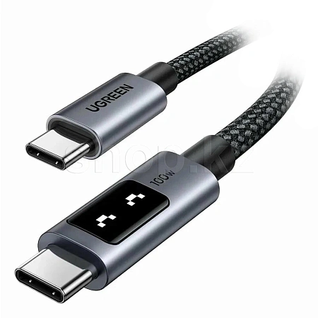Кабель интерфейсный для USB Type-C - Type-C Ugreen L509, 2m, Gray