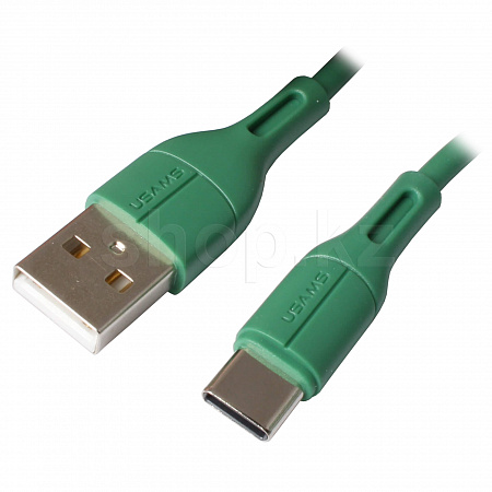 USB Type-C Usams SJ-501, 1m, Green интерфейс кабелі