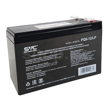 SVC PQ9-12/LP, 9Ah/12V UPS батареясы