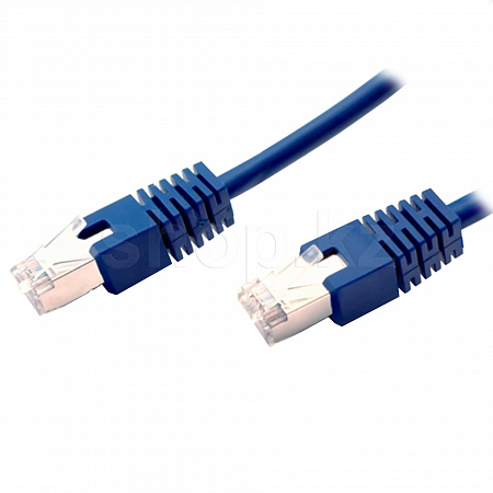 Patch cord RJ-45 5е cat FTP, SHIP, 10m, Blue