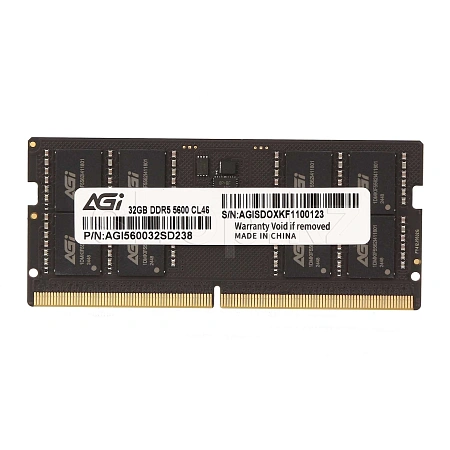 SO-DIMM 32GB DDR5 PC44800/5600MHz AGI, BOX (AGI560032SD238-ST)
