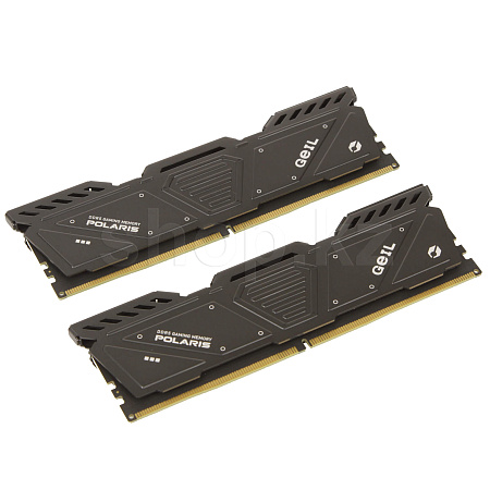 DDR-5 DIMM 32 GB 5200 MHz Geil Polaris, 2x 16 GB Kit, Titanium Gray, BOX (GOG532GB5200C42DC)