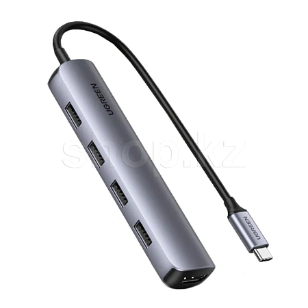 USB HUB 4-port USB 3.0 UGREEN CM417, Silver