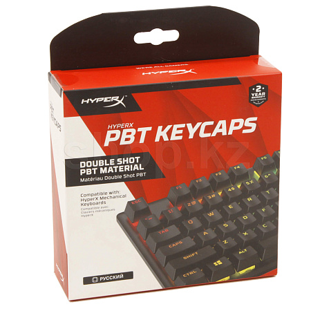 HyperX Pudding Keycaps Full Key Set, Black пернетақтасындағы қақпақтар жиынтығы