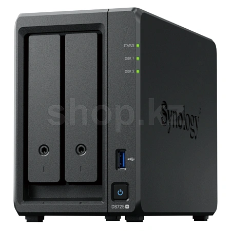 Сетевой накопитель Synology DiskStation DS725+, без дисков