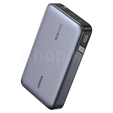 Мобильный аккумулятор Ugreen PB720, 20000 mAh, Gray
